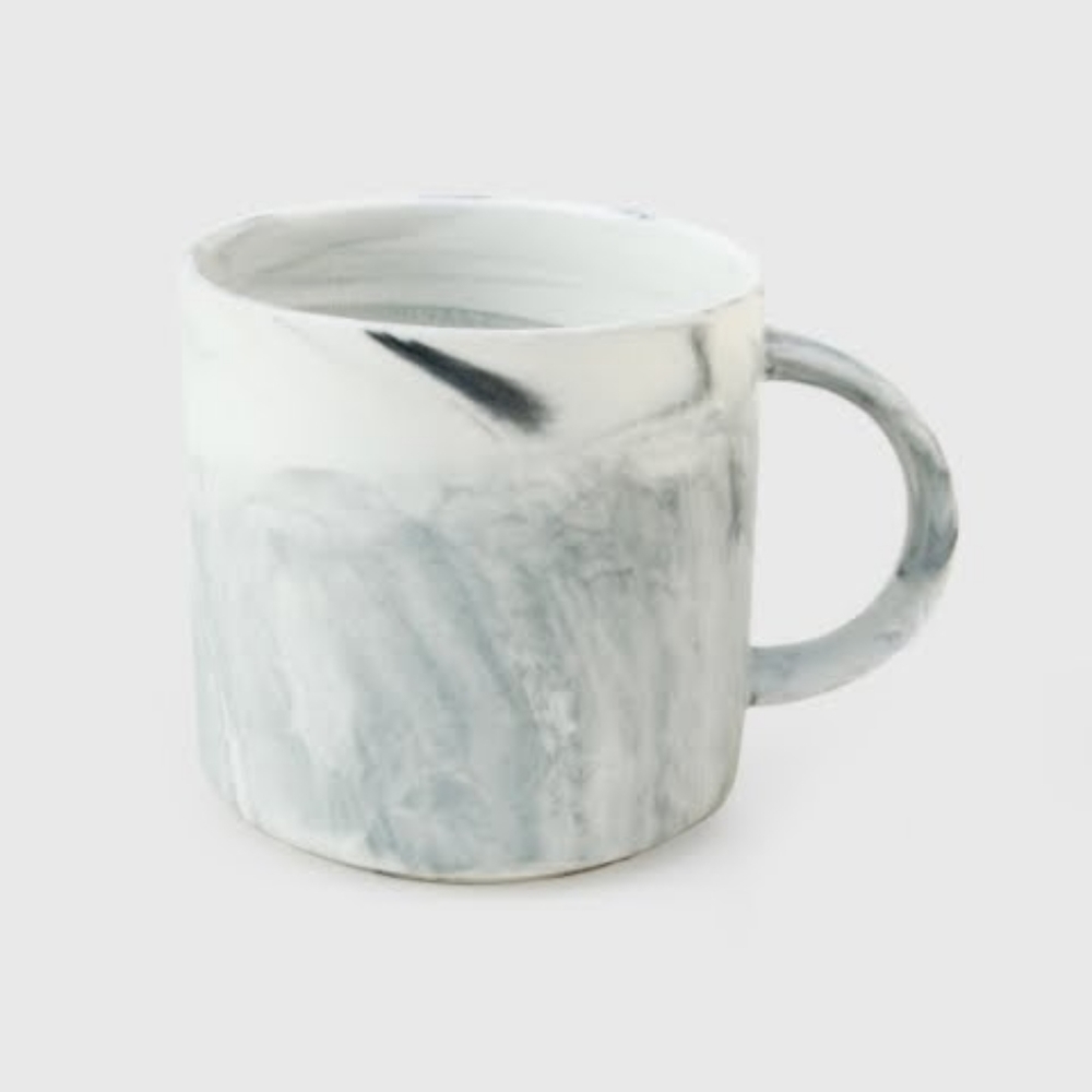 Black Marble Mug